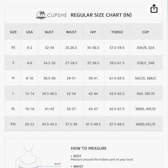 CUPSHE Twist High Waisted V Neck Spaghetti Straps Orange Bikini Swimsuit Size S - Picture 13 of 13